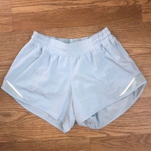 Lululemon blue hotty hot shorts